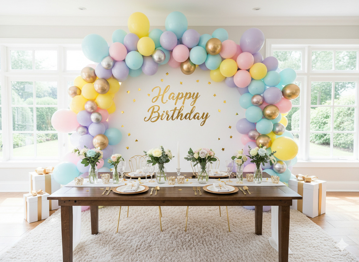 Birthday party decoration service